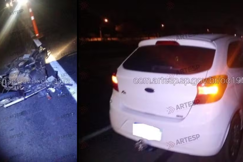 Motociclista morre após ser atingido por carreta e atropelado por carro na SP-310 em Rio Preto