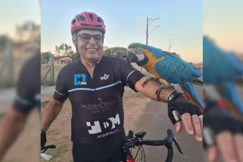 Ciclista que superou câncer inspira pessoas ao pedalar 600 km durante 33 horas: 'Valorizo mais a vida'