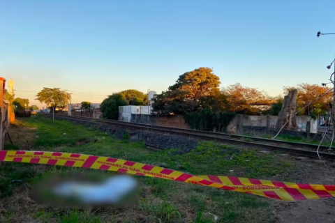 Idosa morre após ser atropelada por trem em Mirassol